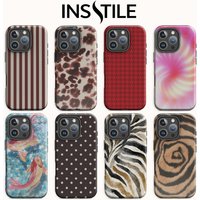 Clmj Stylish Leopard Phone Case for iPhone 17 16e 16 15 14 13 12 11 X XS XR 7 8 Air Pro Max Plus Luxury Double-layer Back Cover