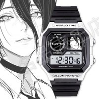 Chainsaw Man Universal Waterproof Custom Digital Watch for Boys & Girls Students Anime Peripheral with Silent Alarm Function
