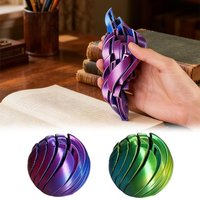 Relaxation Slime Ball Fidget Rotating Portable 3D Printed Twistsphere Fidget Novelty Decompression Anxiety Relief