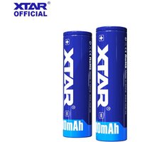 XTAR 2/4PCS 3.7V 14500 800mAh Rechargeable Li-ion Battery with Protection board Compatible with diving flashlights