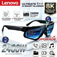 Lenovo AI Smart Glasses ChatGPT 8K Camera 2400W Anti-shake Cycling Video&Photo Sport Sunglasses DualMic 32GB Windproof Goggles image 4