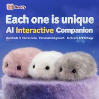 Interactive AI Plush Companion Pet, Emotional interactive toy, Soft Plush Intelligent Robots with ai, with APP