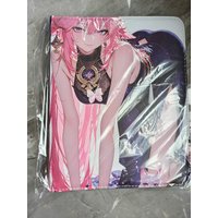 2026 Newest Yae Miko Large Binder Card Album Book Folder Slots Collection Zipper Double Pocket Zipper Card Binder Holder