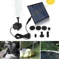 Mini Solar Panel Water Pump DC Brushless DIY Solar Fountain Pump 4 Nozzles 200L/H Solar Water Fountain Indoor