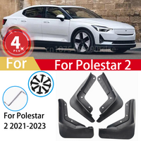 4Pcs Mudguards For Polestar 2 2021 2022 2023 Polestar2 Mud Flaps Splash Guards MudFlaps Front Rear Fender Car Accessories