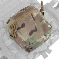 Outdoor GP Pouch Square Small Sundry Bag Waist MOLLE Zipper Storage Bag