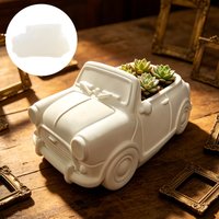 Car shaped succulent plant flowerpot resin silicone mold Car convertible Candle cup storage box Gypsum silicone molds