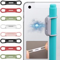6 Colour Magnetic Pen Holder Office Whiteboard Adhesive Pencil Hooks Adjustable Silicone Magnet Marker Holders for Refrigerator