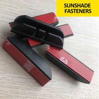Fastener Set Front Car Visor Side Sunshade Window Special Buckle Plastic Card Slot Clip Adhesive Curtain Atuo Parts Accessories