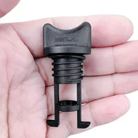 1Pc Black Nylon Boat Marine Yacht Raft Drain Hole 17mm Standard Size Coarse Thread Bung Plug Replacement Kayak Canoe Accessories