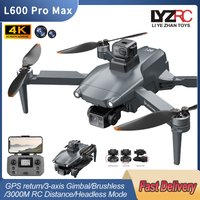 L600 PRO MAX/PRO GPS Drone 4K Professional HD Camera 3-Axis Gimbal 5G FPV Brushless Optional Avoiding Obstacle Dron Quadcopter