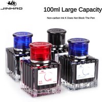 JINHAO 100/50/30ml Non-carbon Fountain Pen Ink Cartridge Refill Glass Bottled Ink Fountain Pen Stationery Office School Supplies