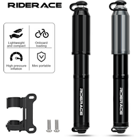 Portable Bike Pump With Hose Aluminum Alloy Bicycle Hand Air Pump Presta Schrader Valve Hand Inflator Cycling Accessories