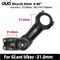AliExpress OUO Mtb Power For Giant OD2 31.8mm CNC Adjustable Bicycle Stem Riser 31.8mm Handlebar Stem Bicycle Fork Bike Table Takeaway