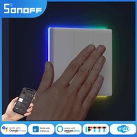 SONOFF TX Ultimate Smart Wall Switch Touch 1/2/3/4gang LED Light Edge Multi-Sensory eWeLink Remote Control via Alexa Google Home