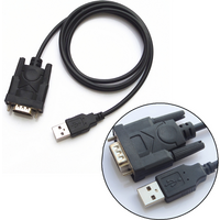 USB 2.0 to Serial RS-232 DB9 9Pin Adapter Converter Cable Length 0.8M USB TO RS232 SUPPORT WIN10 with Prolific Chipset
