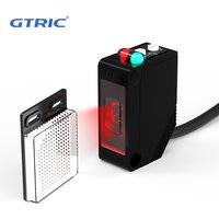GTRIC E3Z-B61 Photoelectric Sensor Retro-reflective Sensing Distance 4M NPN PNP10-30VDC Square Photo Switch With Bracket