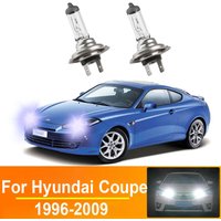 2PCS Canbus H7 Car Headlight For Hyundai Coupe 1996- 2003 2004 2005 2006 2007 2008 2009 Dip Beam Main Beam Halogen Light Bulbs