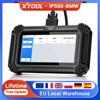 XTOOL IP500 für BMW OBD2 Scanner Diagnosegerät für BMW, Mini, Rolls Royce Vollsystem-Diagnose Bidirektionales Scan-Tool ECU-Codierung Aktiver Test Alle Reset-Dienste Batterieregistrierungswerkzeug
