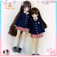 Original Don'T Touch My Bangs Series Articulated Doll BJD Blind Box Action Figure Cute Desktop Ornament Collect Toys Girl Gifts