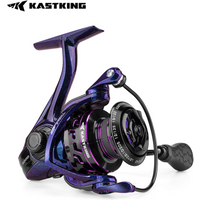 KastKing Royale Legend Pro Spinning Fishing Reel Lightweight Digi-Cut Aluminum Gear Aerodynamic Reel Rotor 6.2:1 25LBs Max Drag