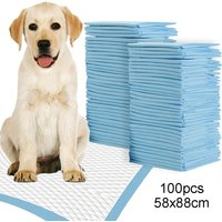 100pcs Heavy-Duty Leakproof Pet Pads | 6-Layer Protection with Quick-Dry Top Layer for Maximum Odor and Moisture Control, Woven Material, for Dogs, E-DA Brand