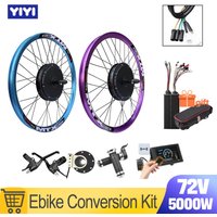 AliExpress kun ray New MTX39 72V 5000W EBike Conversion Kit Motor Wheel Brushless Gearless Hub Motor Mountain Bike Parts 3000W with S966 Display