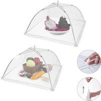 Foldable Food Cover Meal Gadgets Anti Fly Mosquito Mesh Kitchen Umbrella Tent Vegetable Reusable BBQ Fruit Protection Food Tools