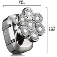 USB charging, five speed electric bald shaver, men's multifunctional trimmer