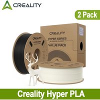 Creality 2er-Pack Hyper-PLA-Filament 1,75 mm 2 kg, entworfen für Hochgeschwindigkeitsdruck für Creality Ender 3 V3 SE / KE / Creality K1 MAX