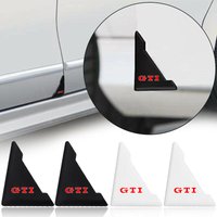 2Pcs Car Logo Door Angle Cover Bumper Crash Anti-Scratch Protector For Volkswagen GTI Passat B5 B6 B7 T4 T5 Golf 4 5 6 Tiguan