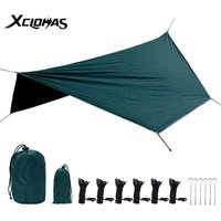 Hexagonal Waterproof Tarp Tent Outdoor Camping Awning Canopy Tarp Garden Sunshade Sun Shelter Shade Canopy Hammock Rain Fly