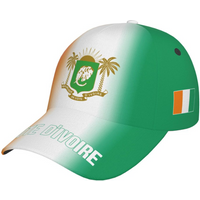 AliExpress Sugiuchi Unisex Baseball Cap Hat Cote D'Ivoire Flag Gradient Color 3D Printing for Tennis Outdoor Bike Bicycle Golf Baseball Sports Fans