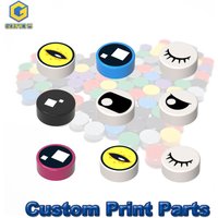 Gobricks Customized Pritned Parts MOC Model Design Color Bricks Round With Eye Pattern Or more For Building Blocks Picture Toys
