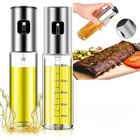 1pc Glass Oil Sprayer for Cooking, Olive Oil Mister for Salad BBQ Baking, Empty Vinegar Bottle, Kitchen Tool Gadgets for Home