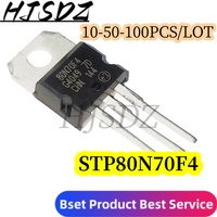 Nuevo Original 10-50-100 Unids/Lote STP80N70F4 80N70F4 STP80NF70F6 80NF70F6 80NF70 80N70 TO-220 85A 68V N-Channel Power MOSFET