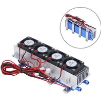 4 Chip Refrigerator Thermoelectric Peltier Cooler Water Cooling Device 12V 288W Semiconductor Refrigerator Electronic Components