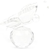 Home&Office Paperweight Table Ornaments Souvenir Gifts Glass Miniature Crystal Butterfly Figurine Crystal Ball Glass Craft