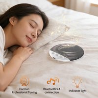 【AD】Bedroom under-pillow Speaker Bluetooth 5.4 Under Pillow Sound Machine with White Noise 30 60 90 Min Timers HiFi Stereo Sound
