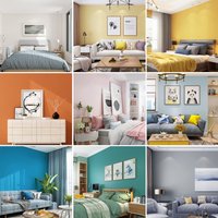 Self-adhesive Detachable Vinyl Wallpaper Suitable for Home Decoration Room Decor Contact Paper Bedroom Solid Color Wall Sticker