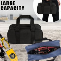 Durable Oxford Cloth Handheld Tool Storage Bag, Wide Zipper Wear-resistant Design, Large Capacity Portable Pouch for Work Repair