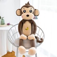 Creative Cute Cartoon Plush Toy Animal Monkey Long Arms And Long Legs Doll Baby Sleeping Comfort Pillow Birthday Christmas Gift
