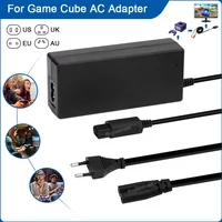 EU/US/UK/AU Plug Replacement AC Power Adapter Game Console Charger Power Supply for GameCube NGC Console 100-240V Accessories