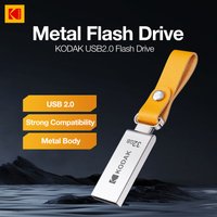 KODAK K122 USB 2.0 Flash Drive 128GB 64GB 32GB Mini Metal Pendrive Waterproof Memory Stick for PC Laptop