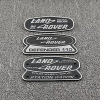 Alloy Car Side Badge Decal Auto Rear Trunk Sticker Front Grille Emblem Accessories for Land Rover 110 Decoration 2015 DEFENDER