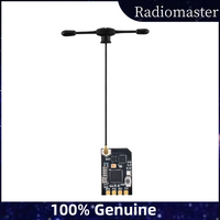 Radiomaster XR1 Nano ELRS RX, 2.4G w/T-Antenna, Dual-Band for FPV Drone, Long Range Low-Latency PWM Receiver