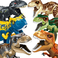 Jurassic World Brutal Raptor – blocs de construction, modèle de dinosaure, tyrannosaure Indominus T-Rex, jouet éducatif à assembler, cadeau pour enfants