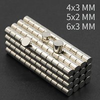 4x3 5x2 6x3MM Fridge Magnet Precision Round Shape Design Versatile Application Round Magnet Decorative Round Magnets for Home