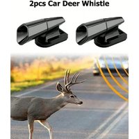 2 ultrasonic car deer whistle repeller - front grille mounted repeller