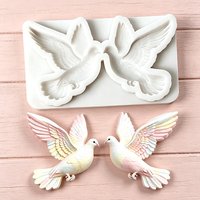 Dove Silicone Sugarcraft Mold Chocolate Cupcake Baking Mould Fondant Cake Decorating Tools